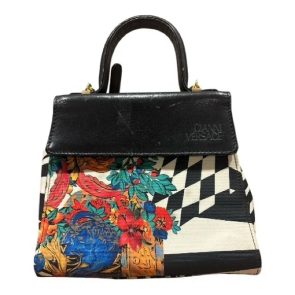 Gianni Versace Mini Top Handle/Crossbody Bag – 1990s - Picture 2 of 9